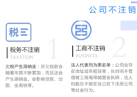 鄭州市二七區(qū)工商營(yíng)業(yè)執(zhí)照不注銷嚴(yán)重后果