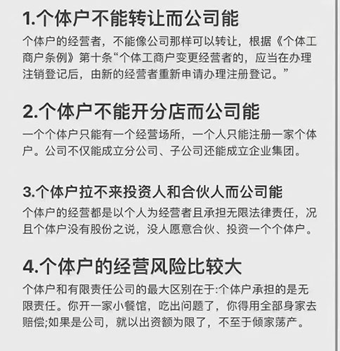 美發(fā)店注冊公司和個(gè)體的區(qū)別